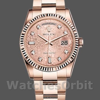 Replica Rolex Day-Date 36mm Dames-118235-Roze Jubileum Wijzerplaat Roze Jubileum<br />