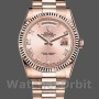 Replica Rolex Day-Date 36mm voor dames-118235-Roze Romeinse cijfers wijzerplaat