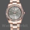Replica Rolex Day-Date 36mm Unisex-118235-Rhodium Grey Dial Rhodium Grey