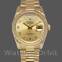 Replica Rolex Day-Date 36mm voor heren-118238-Champagne Dial-Arabisch cijfer Champagne
