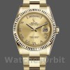 Replica Rolex Unisex's Day-Date 36mm Unisex-118238-Champagne Dial-Geel Goud