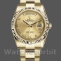 Replica Rolex Unisex's Day-Date 36mm Unisex-118238-Champagne Dial-Geel Goud