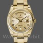 Replica Rolex Day-Date 36mm Unisex-118238-Champagne Jubileum-Diamant Dial Champagne
