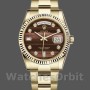 Replica Rolex Unisex's Day-Date 36mm Unisex-118238-Oyster Armband-Diamant Bulls Eye Dial Bulls Eye