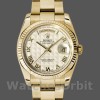 Replica Rolex Day-Date 36mm Unisex-118238-Roman Numeral Piramide Ivory Wijzerplaat