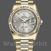 Replica Rolex Day-Date 36mm Unisex-118238-Zilver Diamond Dial Zilver