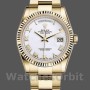 Replica Rolex Day-Date 36mm Unisex-118238-Witte Romeinse cijfers Wijzerplaat Wit<br />