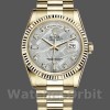 Replica Rolex Day-Date 36mm Unisex-118238 Geelgoud-Diamant Wijzerplaat Meteoriet<br />