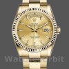 Replica Rolex Day-Date 36mm Unisex-118238 Geelgoud-Splinterglas-Kampagnekleurige Wijzerplaat Luxe