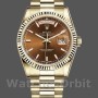 Replica Rolex Day-Date 36mm Unisex-118238 Geelgoud-Index Wijzerplaat <span style=