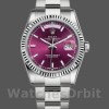Replica Rolex Day-Date 36mm voor dames-118239-kersen wijzerplaat-wit goud