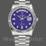 Replica Rolex Day-Date 36mm unisex-118239-Diamond-Lapis Lazuli Blue Dial Blauw