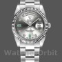 Replica Rolex Day-Date 36mm unisex-118239-Rhodium Grijze wijzerplaat-Wit goud Rhodium<br />