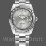 Replica Rolex Day-Date 36mm unisex-118239-Rhodium Romeinse wijzerplaat