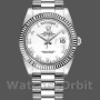Replica Rolex Day-Date 36mm unisex-118239-Roomcijfer-Witte Wijzerplaat Wit