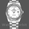 Replica Rolex Day-Date 36mm Unisex-118239-Witgoud-Witte Romeinse Cijfer Wijzerplaat Wit<br />