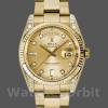Replica Rolex Day-Date 36mm Unisex-118338-Champagne Diamonds Dial Champagne