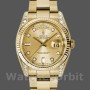 Replica Rolex Day-Date 36mm Unisex-118338-Champagne Diamonds Dial Champagne