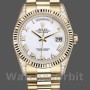 Replica Rolex Day-Date 36mm Unisex-118338 Geelgoud-Witte Romeinse Wijzerplaat<br />