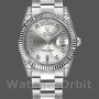 Replica Rolex Day-Date 36mm Unisex-118339-Zilveren wijzerplaat-Gegolfde ring Zilver