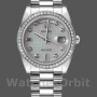 Replica Rolex Day-Date 36mm unisex-118346-Oxford Motief Diamond Dial Meteoriet<br />