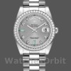 Replica Rolex Day-Date 36mm Unisex-118346-Rhodium Grey Dial Rhodium Grey