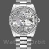 Replica Rolex Day-Date 36mm Unisex-118346-White MOP Dial MOP