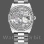 Replica Rolex Day-Date 36mm Unisex-118346-White MOP Dial MOP