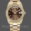 Replica Rolex Day-Date 36mm Unisex-118388-Chocoladebruine wijzerplaat Chocoladebruin <br />