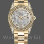 Replica Rolex Day-Date 36mm Unisex-118388-Diamant Bezel-Meteoriet Wijzerplaat Meteoriet<br />