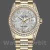 Replica Rolex Day-Date 36mm Unisex-118388 Geelgoud-Diamant Meteoriet Wijzerplaat Meteoriet<br />