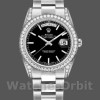 Replica Rolex Day-Date 36mm Unisex-118389-Diamant Bezel-Zwarte Index Wijzerplaat Zwart<br />