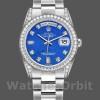Replica Rolex Day-Date 36mm Unisex-118389-Diamant Bezel-Blauwe Wijzerplaat Blauw<br />