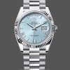 Replica Rolex Day Date 36-m128398TBR 0035, groene wijzerplaat, met diamant bezette lunette, President-band, groene wijzerplaat