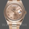 Replica Heren Rolex Day-Date-218235, 41mm, Roségoud, Romeinse wijzerplaat, Rose