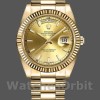 Replica Heren Rolex Day-Date-218238, 41mm, Geelgoud, Champagne Index Wijzerplaat