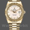 Replica Heren Rolex Day-Date-218238, 41mm, Ivory Wijzerplaat, Geel Goud