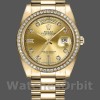 Replica Heren Rolex Day-Date-218348, 41mm, Wijzerplaat met Champagne-Ruiten