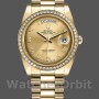 Replica Heren Rolex Day-Date-218348, 41mm, Romeinse wijzerplaat in champagne