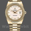 Replica Heren Rolex Day-Date-218348, 41mm, concentrische cirkel, ivoren wijzerplaat
