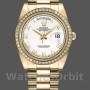 Replica Heren Rolex Day-Date-218348, 41mm, Romeinse wijzerplaat wit