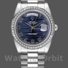 Replica Heren Rolex Day-Date-218349, 41mm, Golfblauwe wijzerplaat, Golfblauw voor heren