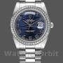 Replica Heren Rolex Day-Date-218349, 41mm, Golfblauwe wijzerplaat, Golfblauw voor heren