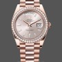 Replica Heren Rolex Day-Date-228345RBR 0007, 40mm, Sundust Diamanten wijzerplaat, Diamanten lunette