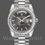 Replica Heren Rolex Day-Date-228396TBR, 40mm, Donker Rhodium Grijze Wijzerplaat, Diamanten Bezel