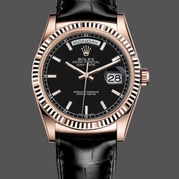 Replica Rolex Day Date 36-m128239 0069 voor heren, witgoud, wijzerplaat met blauwe diamant
