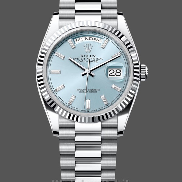 Replica Dames Rolex Datejust 31-m278278 0046, 31mm, Geelgoud, Olijfgroen gebloemd, President Green