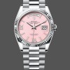 Replica Rolex Day Date 36-M128236 0020 voor heren, witgoud, blauwe ombre wijzerplaat