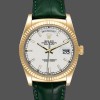 Replica Rolex Day Date 36-128396TBR 0004, Platina, Diamanten ring, Zilver voor heren