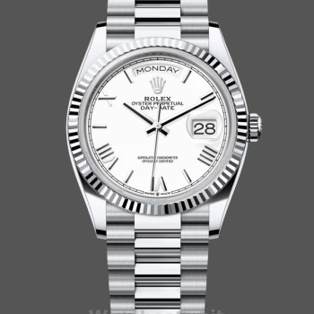 Replica Dames Rolex Datejust 31-278274 0010, Witte Romeinse Wijzerplaat, Geribbelde Ring, Jubileum, Dames Wit
